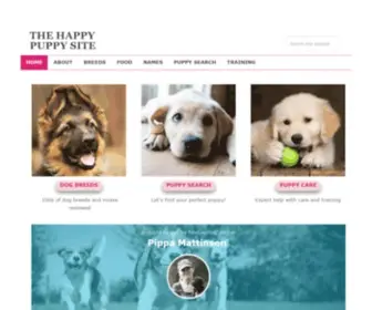 Thehappypuppysite.com(The Happy Puppy Site) Screenshot