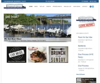 Theharbourgrille.com(Waterfront Dining) Screenshot