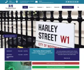 Theharleystreethospital.co.uk(The Harley Street Hospital) Screenshot