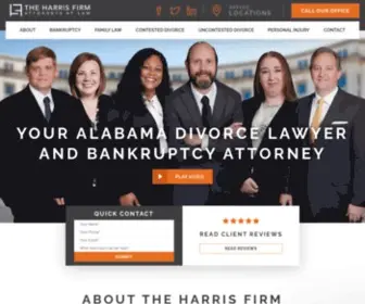 Theharrisfirmllc.com(The Harris Firm LLC) Screenshot