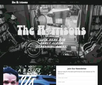 Theharrisonsband.com(The Harrisons) Screenshot