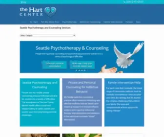 Thehartcenter.com(Seattle Psychotherapy and Counseling services in Seattle) Screenshot