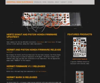 Theharvestman.org(Industrial Music Electronics) Screenshot