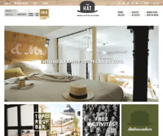 Thehatmadrid.com(Un Hostel para viajeros inteligentes) Screenshot