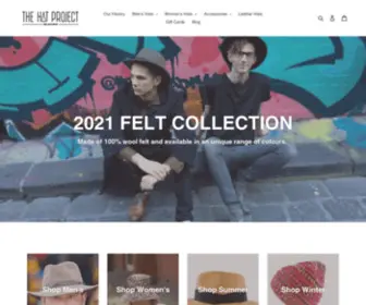 Thehatproject.com.au(Hat Store Melbourne) Screenshot