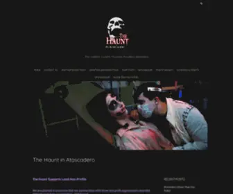 Thehauntinatascadero.com(The Haunt in Atascadero) Screenshot