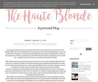 Thehauteblonde.com(Fashion & Beauty Blog) Screenshot