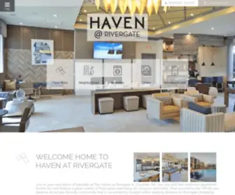 Thehavenatrivergate.com(Apartments For Rent in Charlotte) Screenshot