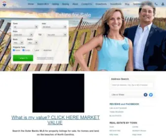 Thehawkinsteam.com(Outer Banks Real Estate for sale) Screenshot