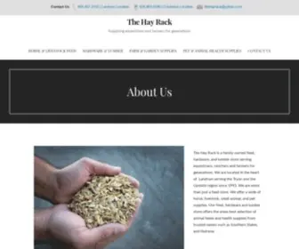 Thehayrack.com(Farm) Screenshot