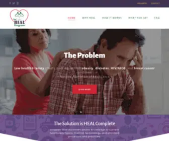 Thehealprogram.org(Help Create a Healthier Community) Screenshot