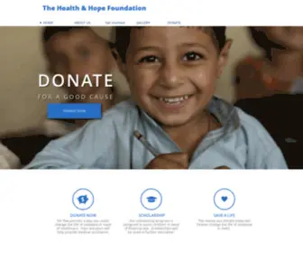 Thehealthandhope.org(Thehealthandhope) Screenshot