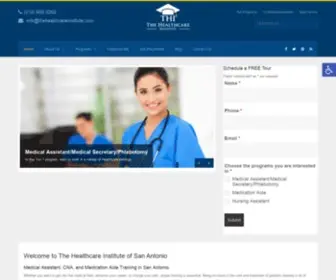 Thehealthcareinstitute.com(The Healthcare Institute) Screenshot