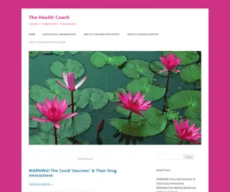 Thehealthcoach1.com(The Health Coach) Screenshot