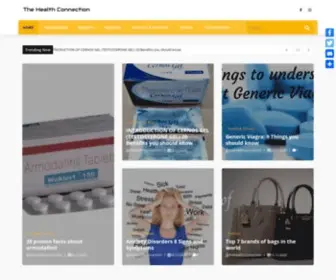 Thehealthconnection.blog(The health connection) Screenshot