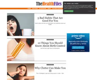 Thehealthfiles.com(Health & Wellness Tips) Screenshot