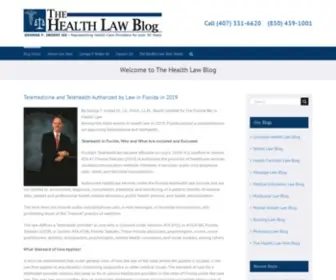 Thehealthlawfirmblogs.com(The Health Law Firm Blog) Screenshot