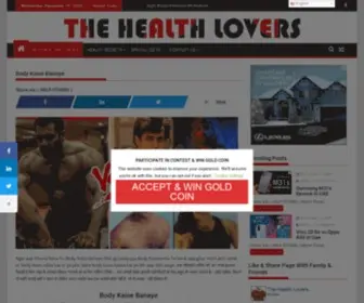 Thehealthlovers.com(Thehealthlovers) Screenshot