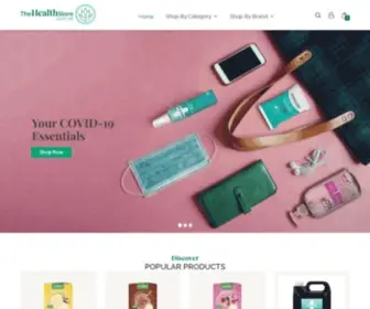 ThehealthStore.com.mt(Natural and Organic Products) Screenshot