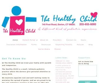 Thehealthychild.com(The Healthy Child) Screenshot