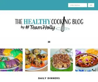 Thehealthycookingblog.com(The Healthy Cooking Blog) Screenshot