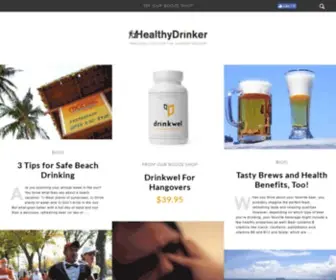 Thehealthydrinker.com(InMotion Hosting) Screenshot
