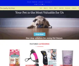 Thehealthypet.shop(The Healthy Pet Shop) Screenshot