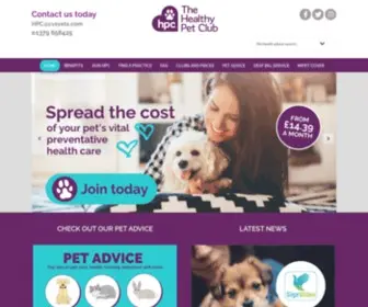 Thehealthypetclub.co.uk(The Healthy Pet Club) Screenshot