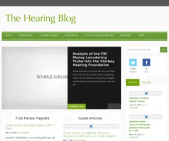 Thehearingblog.com(The Hearing Blog) Screenshot