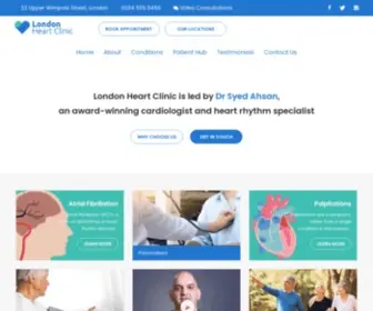 Theheartclinic.london(London Heart Clinic) Screenshot