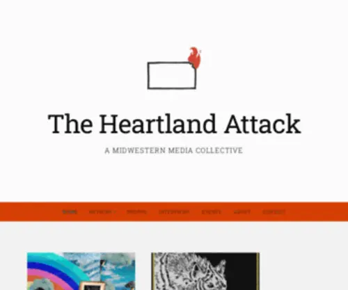 Theheartlandattack.com(A Midwestern media collective) Screenshot