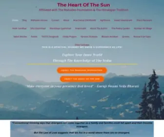 Theheartofthesun.com(Our Mission) Screenshot