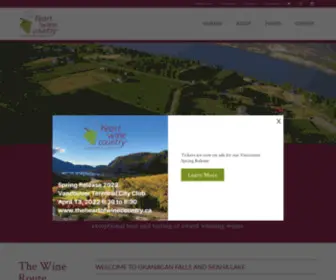 Theheartofwinecountry.ca(Okanagan Falls l Skaha Lake Winery Association) Screenshot