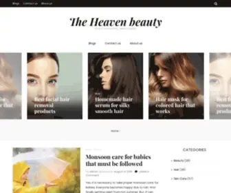 Theheavenbeauty.com(The Heaven beauty) Screenshot