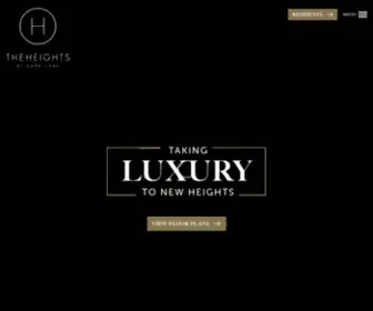 Theheightsdallas.com(Luxury Apartments in North Dallas) Screenshot