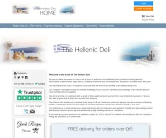 ThehelleniCDeli.com(Online Greek deli in London) Screenshot