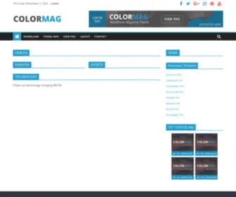 Thehelmetgenius.com(ColorMag Demo site) Screenshot