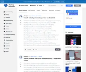 Thehelpcommunity.com(The Help Community) Screenshot