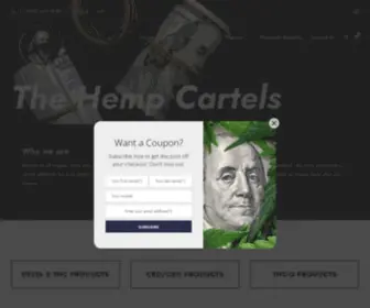 Thehempcartels.com(THC-O, CBD/CBG & Delta 8 Products) Screenshot