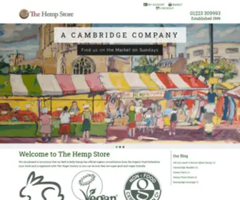 Thehempstore.co.uk(The Hemp Store) Screenshot