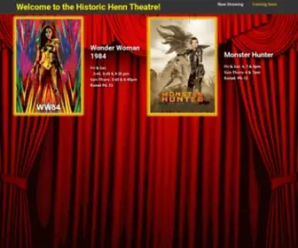 Thehenntheater.com(Now Showing) Screenshot