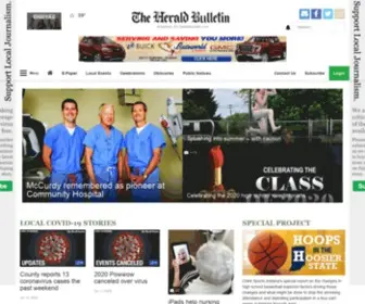 Theheraldbulletin.com(Herald bulletin) Screenshot