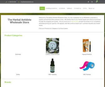 Theherbalantidote.com(The Herbal Antidote Wholesale Store) Screenshot