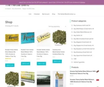 Theherbalblend.co.uk(Shop Tobacco) Screenshot