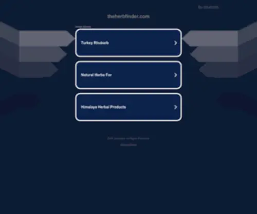 Theherbfinder.com(Herb finder) Screenshot