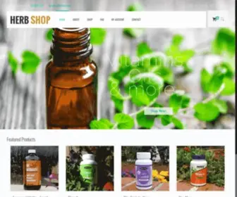 TheherbshopofVinings.com(Natural oils) Screenshot