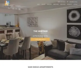 Theheritageapartments.com(The Heritage) Screenshot