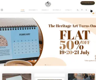 Theheritageart.com(United for Ahmedabad) Screenshot