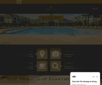 Theheritagenc.com(The Heritage at Arlington Apartment Homes) Screenshot