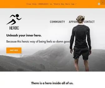 Theheroic.site(Heroic Apparel) Screenshot